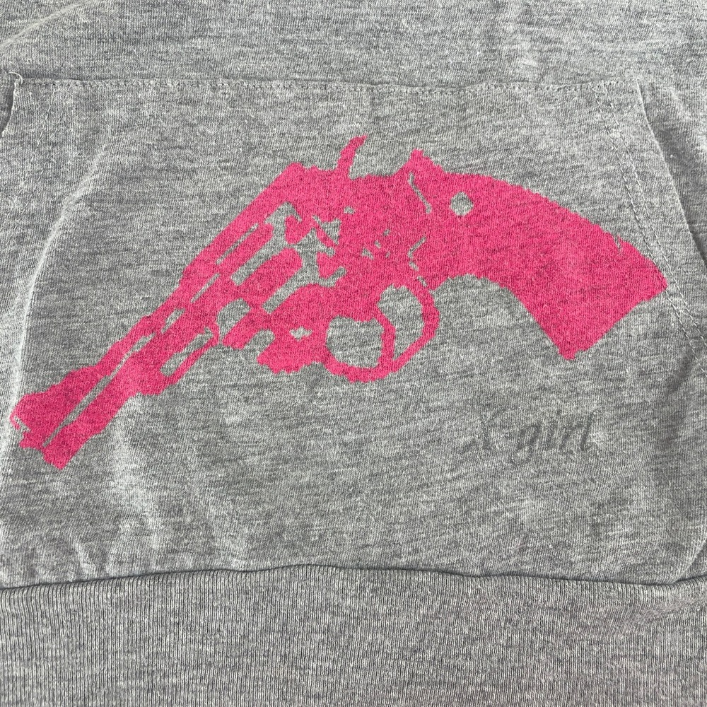 Vintage X-GIRL 90s Womens (S) Long Sleeve pocket crew Kim Gordon Riot Japan Punk - Picture 8 of 8